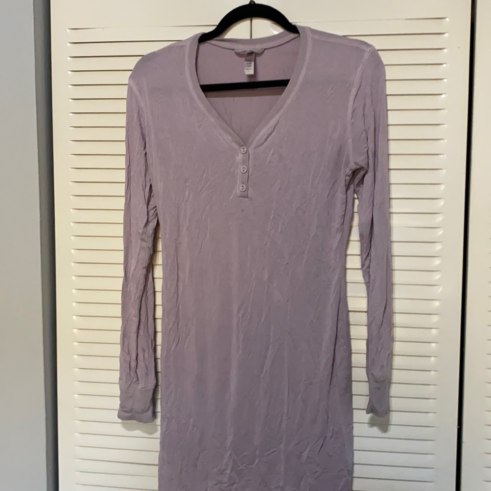 SKIMS Light Purple Long Sleeve Dress